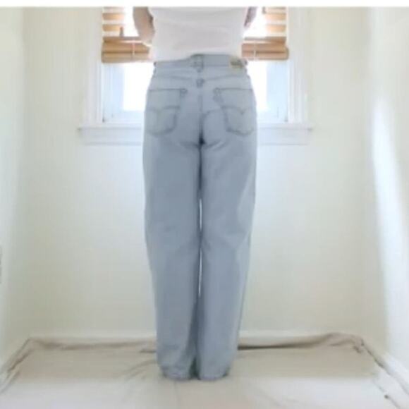 Levi's Silver Tab 94 BAGGY SILVERTAB JEANS Size 30 x 31 - Picture 5 of 12